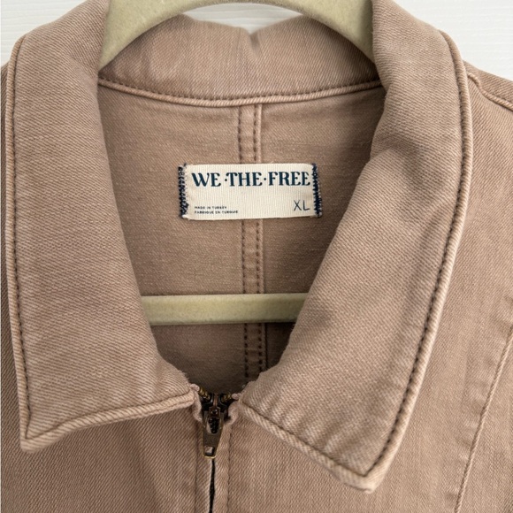 Free People We The Free Jayde Flared Seam Jumpsuit in Khaki - Picture 2 of 6